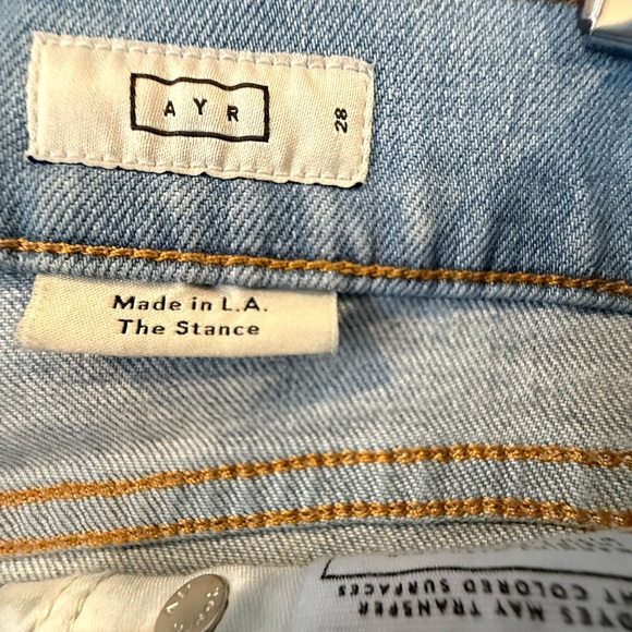 AYR Light Blue Straight Leg Jeans - Picture 6 of 10